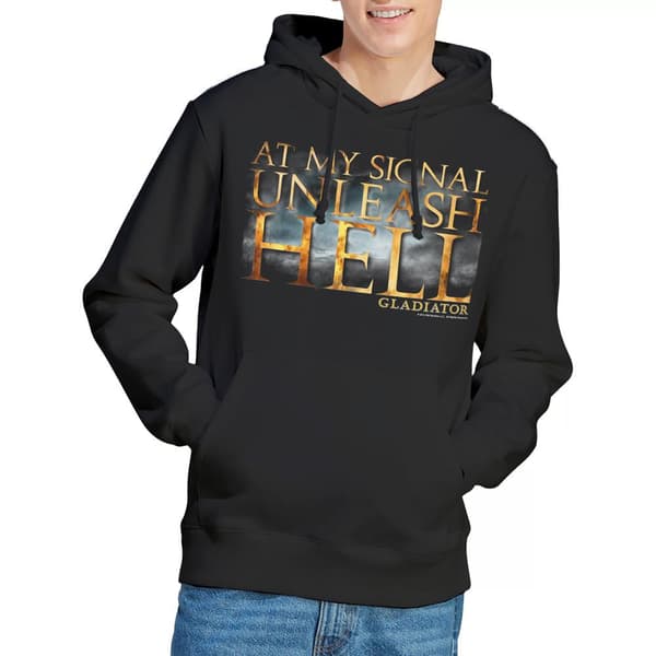 Gladiator Herr Unleash Hell Hoodie L Svart Black L