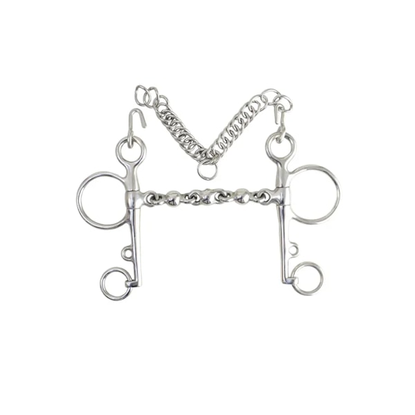 Lorina Waterford Häst Pelham Stångbett 5.5in Silver Silver 5.5in