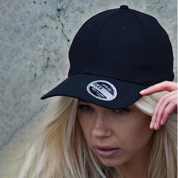 Result Unisex Core Kansas Flex Baseball Cap (2-pack) S/M Svart Black S/M
