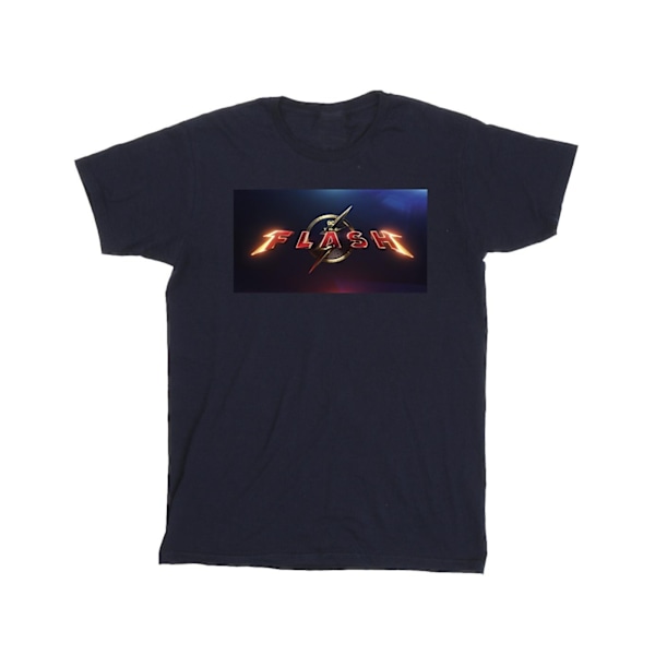 DC Comics The Flash Filmlogotyp T-shirt S Marinblå Navy Blue S