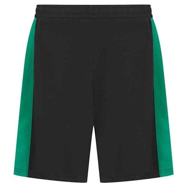 Finden & Hales Herr Knitted Shorts M Svart/Smaragd Black/Emerald M