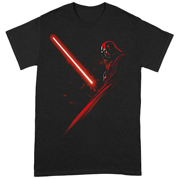 Star Wars Unisex Vuxen Darth Vader Ljussabel T-shirt L Svart/Röd Black/Red L