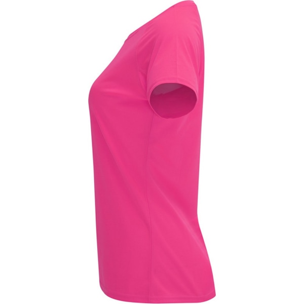 Roly Dam/Dam Bahrain Kortärmad Sport T-shirt L Fluor Fluorescent Pink L