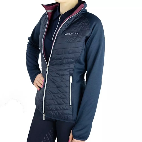 Hy Synergy Elevate Sync lättviktig vadderad jacka för damer Navy/Fig XS