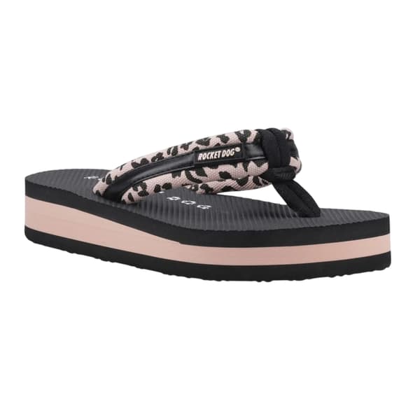 Rocket Dog Dam Monica Leon Leopard Flip-flops 5 UK Ljusrosa Light Pink 5 UK