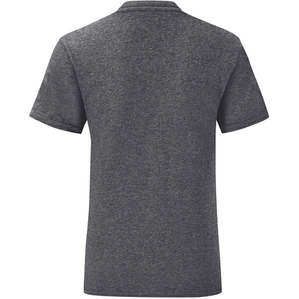 Fruit Of The Loom Iconic T-shirt för män (5-pack) XXL Dark Heat Dark Heather XXL