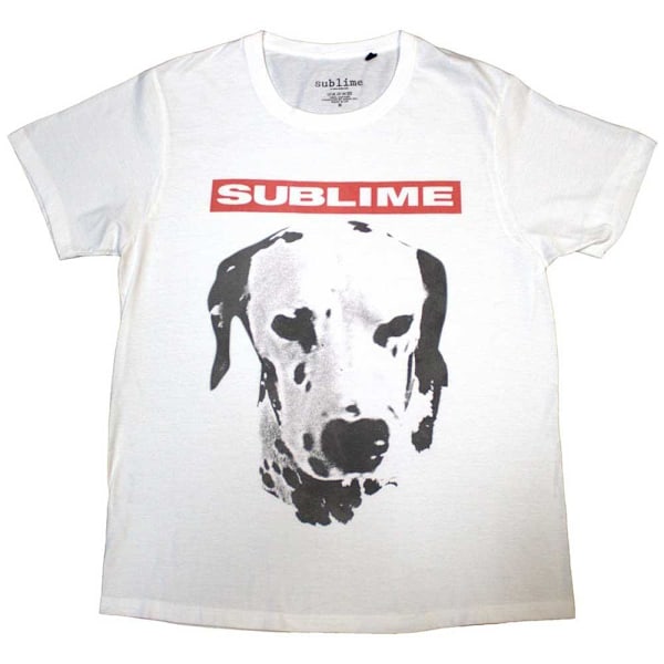 Sublime Unisex Adult Lou Dog T-Shirt XL Vit White XL