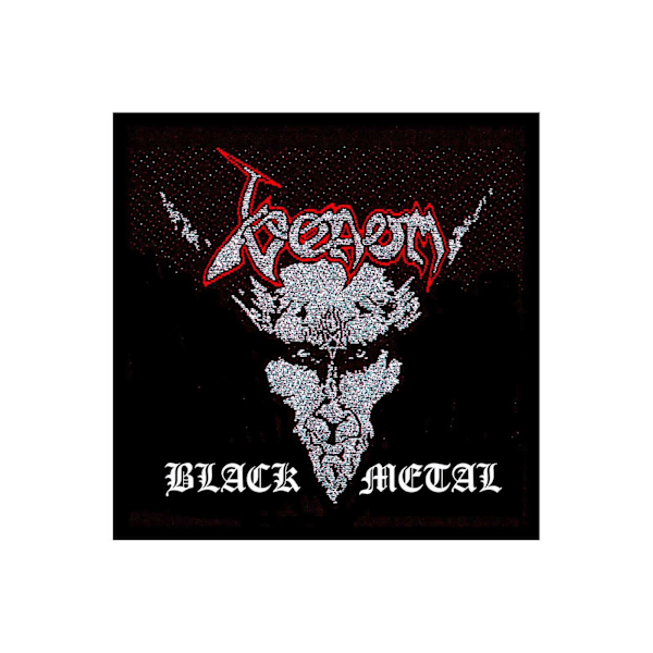 Venom Black Metal Standard Patch One Size Svart/Grå/Röd Black/Grey/Red One Size
