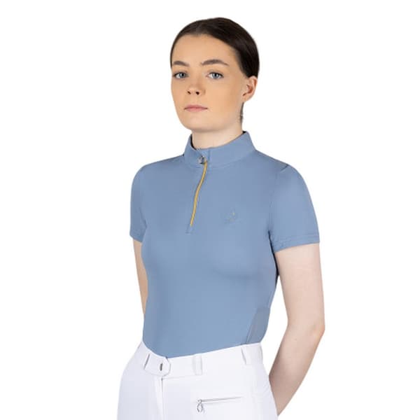 Coldstream Dam/Dam Coldingham Kortärmad Baslager Topp Aztec Blue L