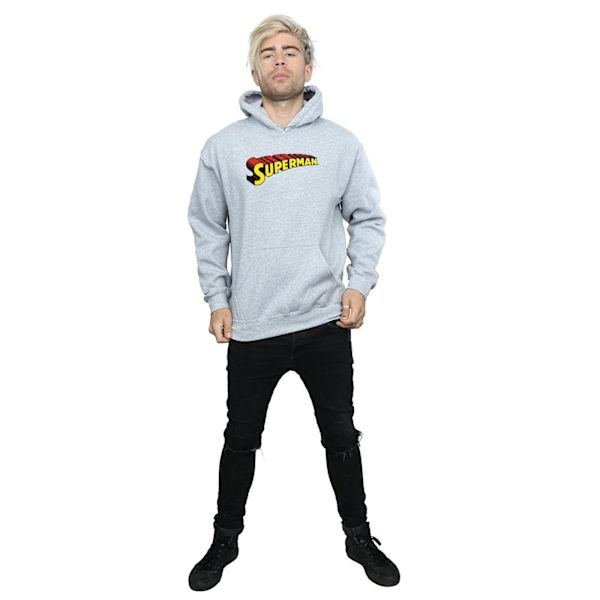 DC Comics Superman Telescopic Loco Hoodie L Sports Grey Sports Grey L