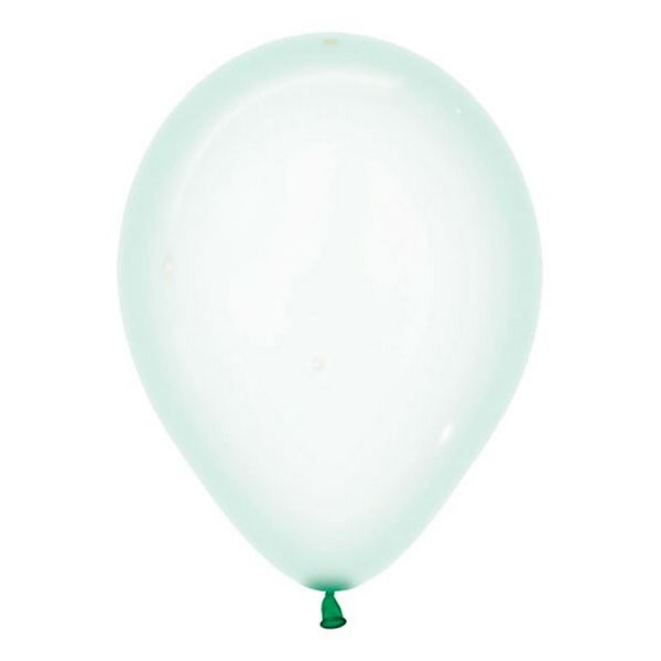 Amscan Sempertex Crystal Pastel Latexballonger (Förpackning om 50) En Green One Size