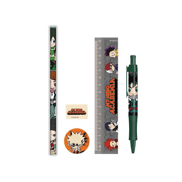 My Hero Academia Chibi Stationery Set One Size Multicoloured Multicoloured One Size