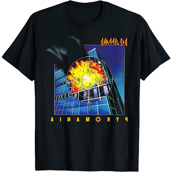 Def Leppard Unisex Adult Pyromania Bomull T-shirt XL Svart Black XL