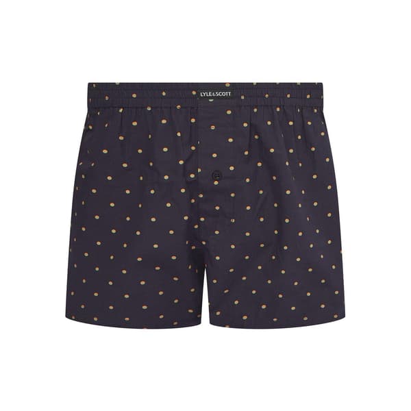 Lyle & Scott Herr Polka Dot Boxershorts (3-pack) M Shale Gr Shale Green M