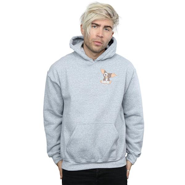 Gremlins Herr Gizmo Bröst Hoodie M Sports Grey Sports Grey M