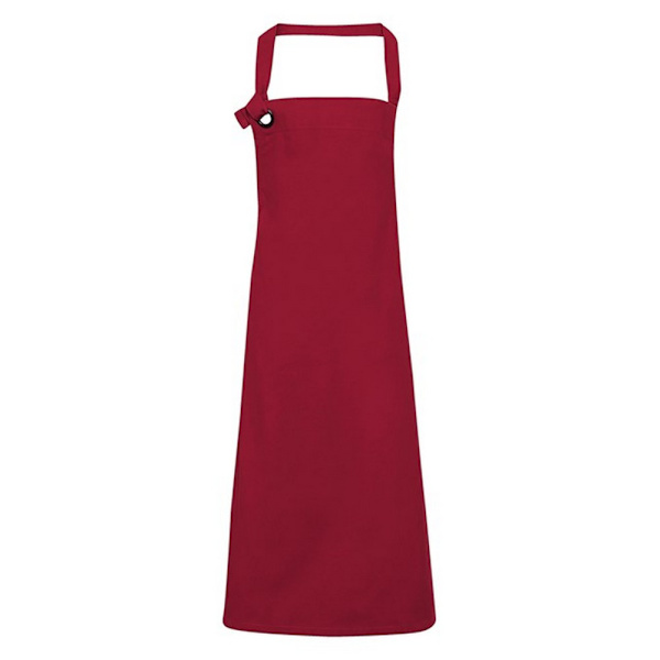 Premier Unisex Vuxen Calibre Haklappsförkläde En Storlek Bourgogne Burgundy One Size