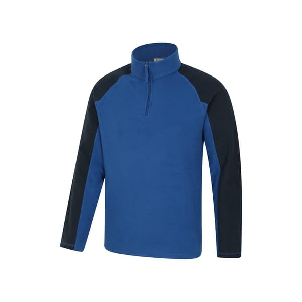 Mountain Warehouse Ashbourne II Half Zip Fleecetröja för män 4XL Co Cobalt 4XL
