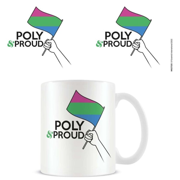 Pyramid International Polysexual Mugg One Size Vit/Svart/Grön White/Black/Green One Size