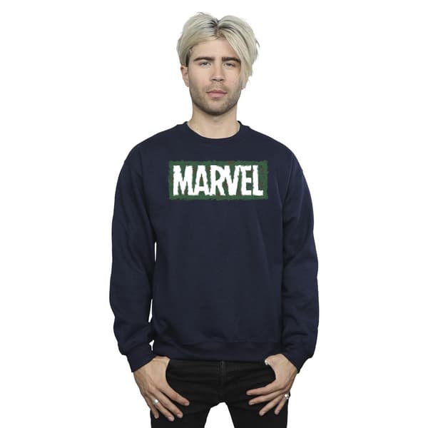 Marvel Holly Logo Sweatshirt L Marinblå Navy Blue L