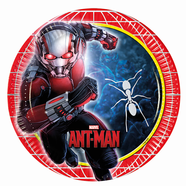 Ant-Man Pappersfestplattor (Förpackning om 8) En Storlek Flerfärgad Multicoloured One Size