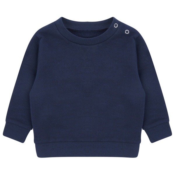Larkwood Baby Sustainable Sweatshirt 0-6 Months Navy Navy 0-6 Months