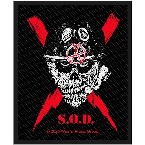 Stormtroopers Of Death Scrawled Lightning Patch One Size Black/ Black/White/Red One Size