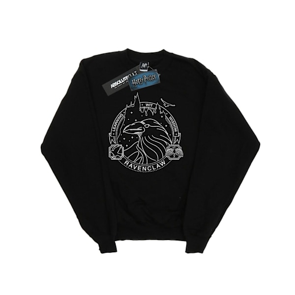 Harry Potter Pojkar Ravenclaw Sigill Sweatshirt 12-13 År Svart Black 12-13 Years