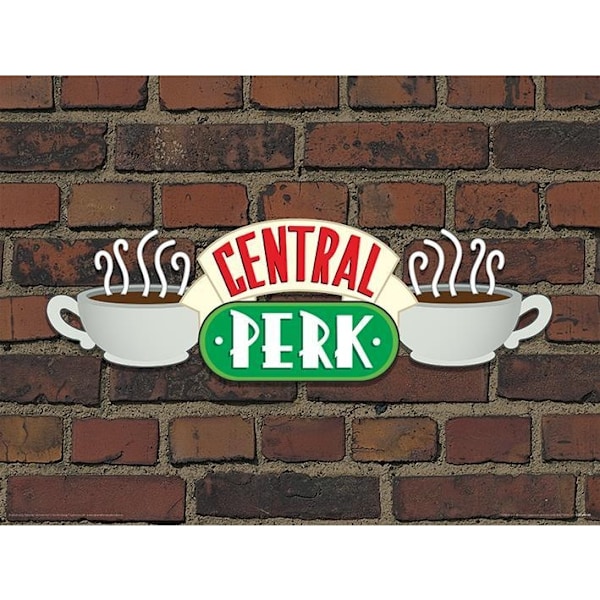 Friends Central Perk Print 30cm x 40cm Multifärgad Multicoloured 30cm x 40cm