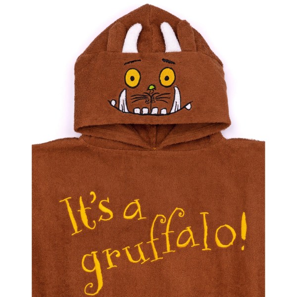 Gruffalo handduksponcho för barn/barn i en one size brun Brown One Size