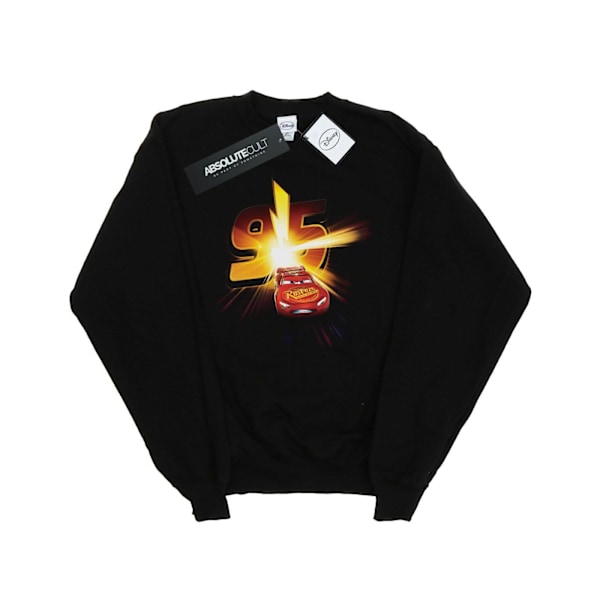 Disney Boys Cars Lightning McQueen Burst Sweatshirt 9-11 år Black 9-11 Years