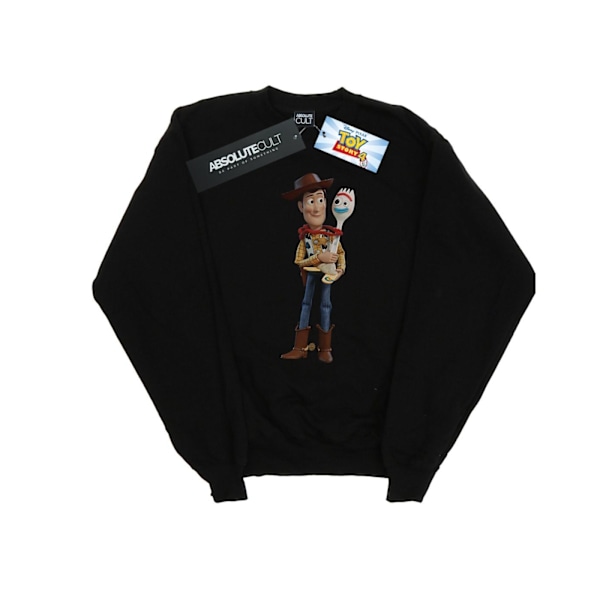 Disney Herr Toy Story 4 Woody Och Forky Sweatshirt L Svart Black L