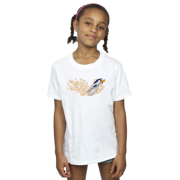 Looney Tunes Girls ACME Doodles Road Runner T-shirt i bomull 12-1 White 12-13 Years