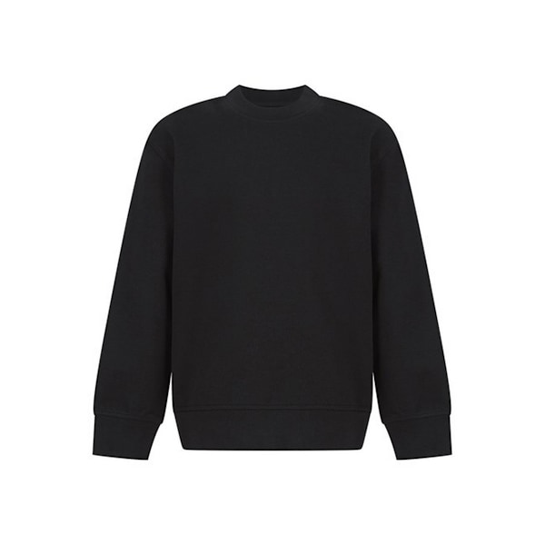 SF Minni Barn/Barn Curved Hem Sweatshirt 7-8 År Svart Black 7-8 Years