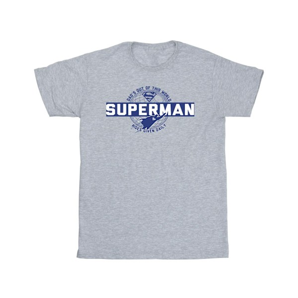 DC Comics Boys Superman Out Of This World T-Shirt 7-8 år Spo Sports Grey 7-8 Years