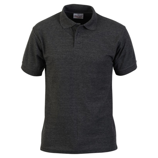 Absolute Apparel Mens Precision Polo 6XL Charcoal Charcoal 6XL