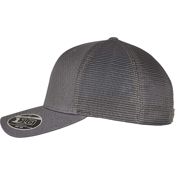 Flexfit Unisex Adult 110 Mesh Trucker Cap One Size Charcoal Charcoal One Size