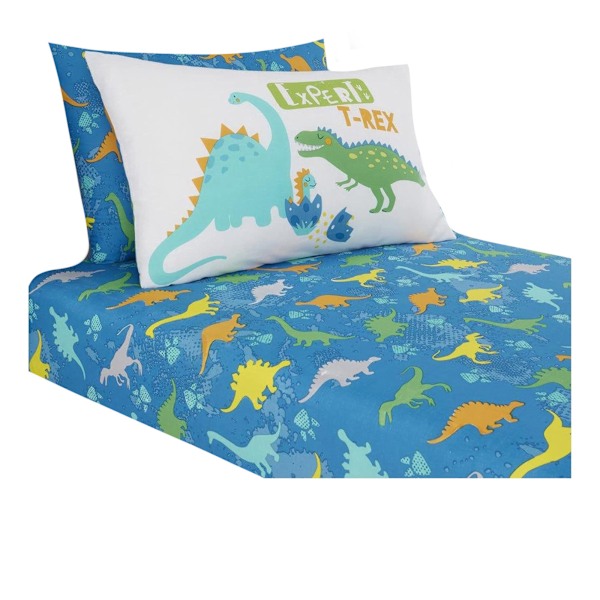 Roarsome Fun Vändbar Påslakan Set Enkelsäng Flerfärgad Multicoloured Single