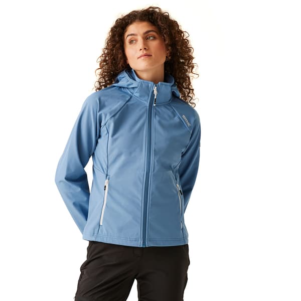 Regatta Damjacka Bourda Soft Shell 20 UK Coronet Blå Coronet Blue/White 20 UK