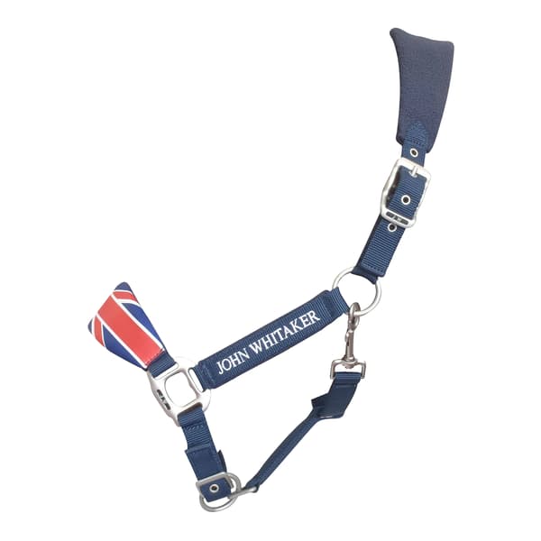 Whitaker Union Jack Vadderat Hästhalster Cob Navy Navy Cob