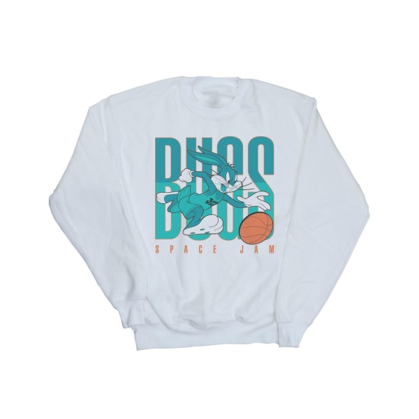 Space Jam: A New Legacy Girls Balling Bugs Alt Sweatshirt 12-13 White 12-13 Years