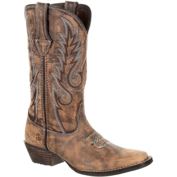 Durango Dam/Damer Dream Catcher Distressed Full Grain Läder Brown 8 UK