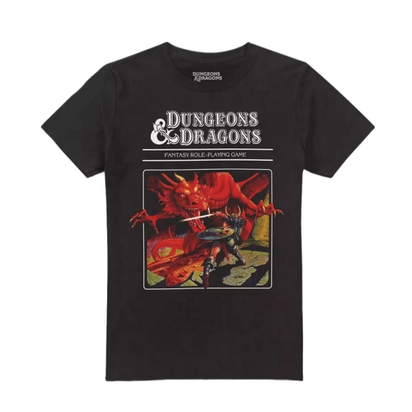 Dungeons & Dragons Herr Original Dragon T-Shirt XXL Svart Black XXL