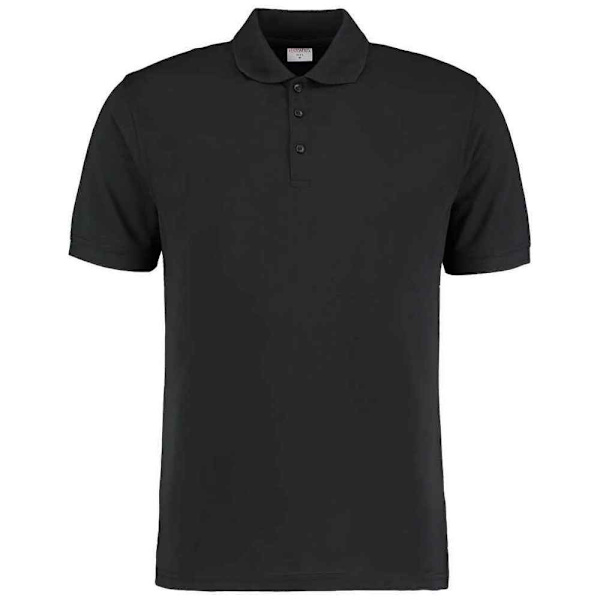Kustom Kit Klassic Superwash 60C Pikétröja med korta ärmar för män Black XXS
