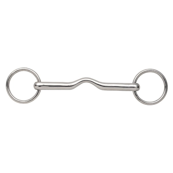Shires Magic Horse Lös Ring Snaffle Bit 4.5in Silver Silver 4.5in