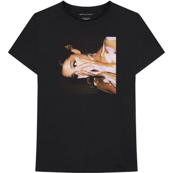 Ariana Grande Unisex Vuxen T-shirt med Sida Foto S Svart Black S