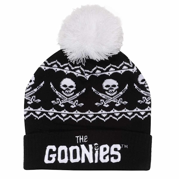 The Goonies Unisex Vuxen Crossbones Mössa One Size Svart/Vit Black/White One Size
