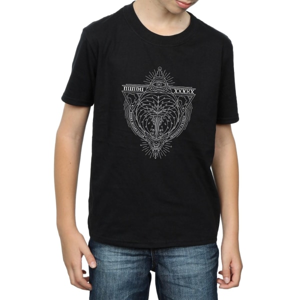 Fantastic Beasts Boys Wizard Killer Icon T-Shirt 5-6 Years Blac Black 5-6 Years