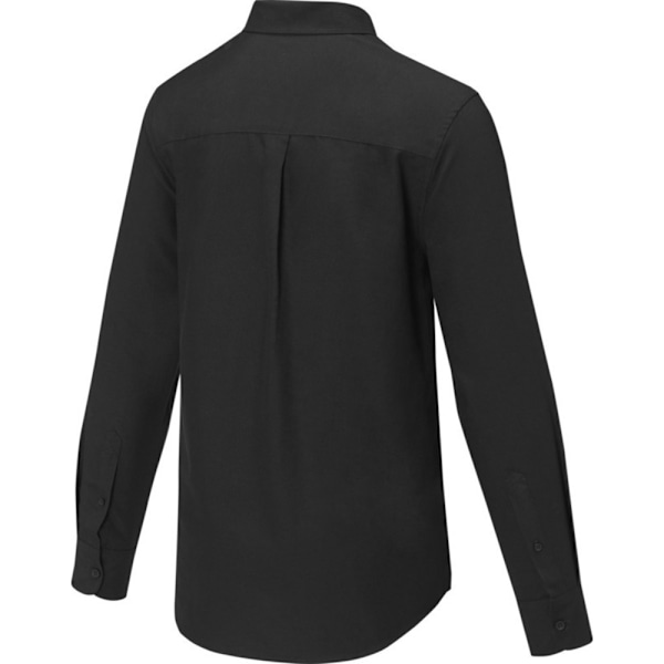 Elevate Mens Pollux Långärmad Skjorta 4XL Solid Black Solid Black 4XL