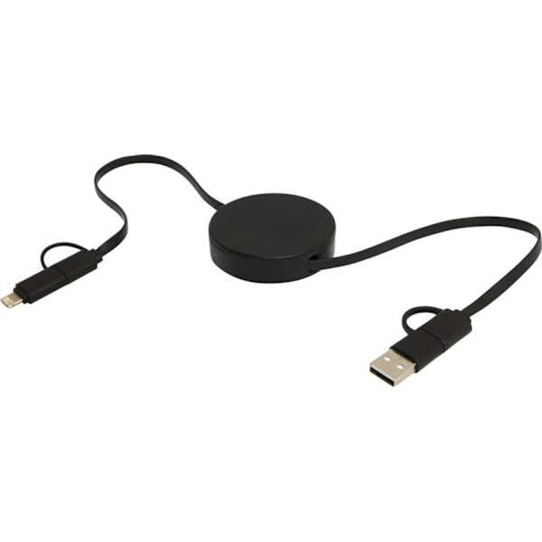 Citala Återvunnen Plast 5 i 1 Laddningskabel One Size Solid Sv Solid Black One Size