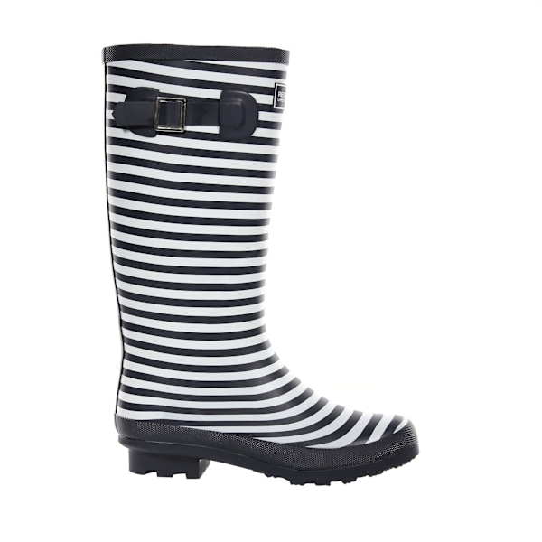 Regatta Womens/Ladies Ly Fairweather II Tall Durable Wellington Navy/White 6 UK